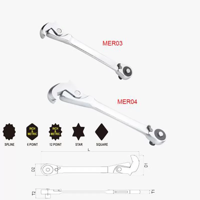 مفتاح ربط من نوع النسر متعدد الأحجام