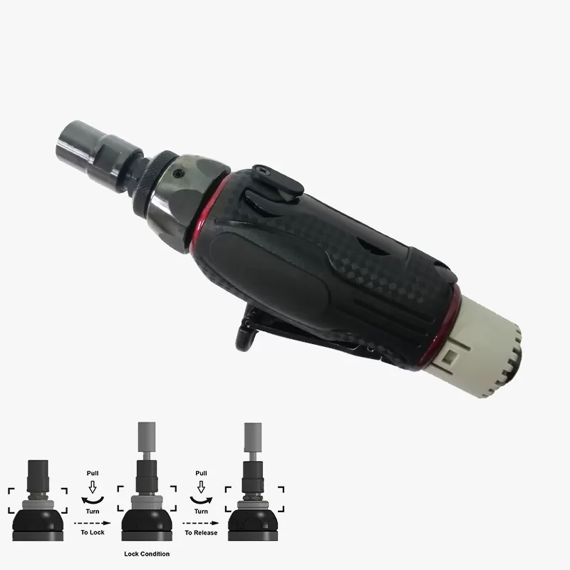 1/4'' Quick Lock Profi-Druckluftschleifer