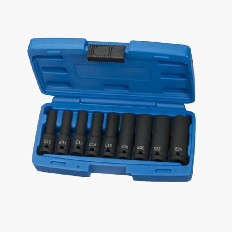9 piezas 1/2''Dr. Impact E Star Socket Sets in 78mml