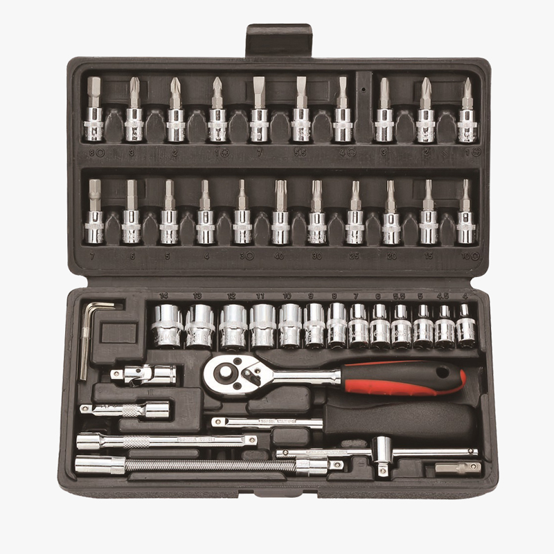 45pcs 1/4" Dr. Socket Wrench Set