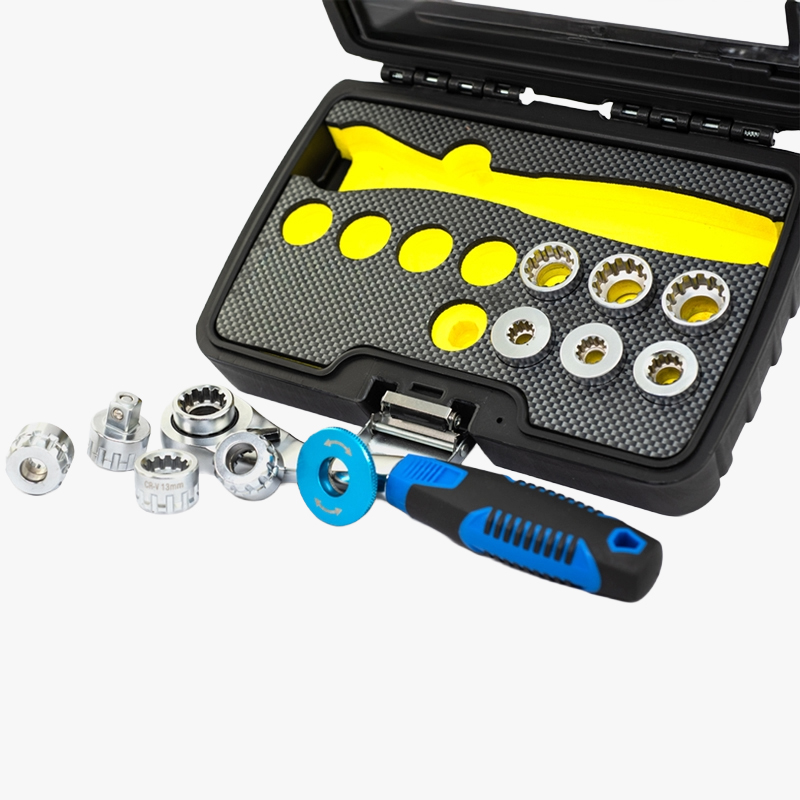 12pcs 3/8’’Dr. Pass-Thru Socket Wrench Set