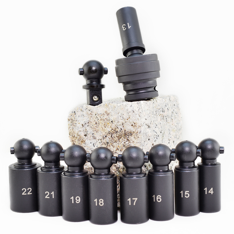 11 piezas 1/2''Dr. Impact Universal Joint Socket Set 11 piezas 1/2''Dr. Impact Universal Joint Socket Set