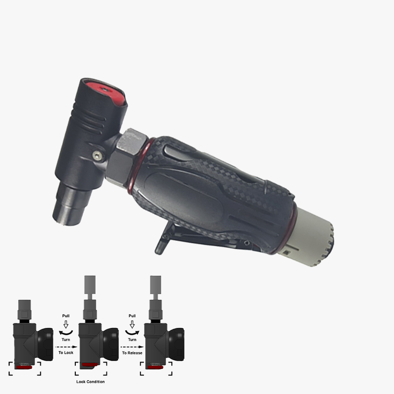 1/4’’ Quick Lock Air Angle Die Grinder