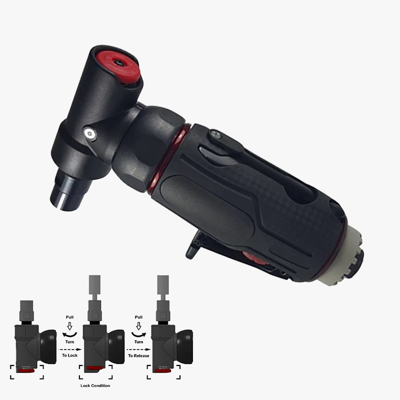 1/4’’ Quick Lock Air Angle Die Grinder