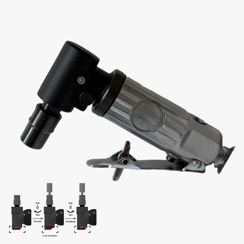 1/4’’ Quick Lock Air Angle Die Grinder