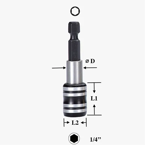 Quick Release Bit Holder-one touch type
