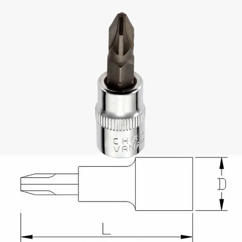 3/8" Dr. Pozidriv Bit Socket