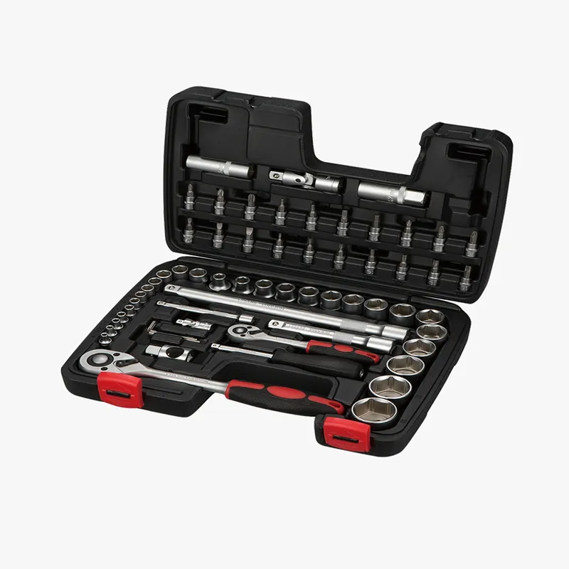 62pcs 1/4" & 1/2" Dr. Socket Wrench Set