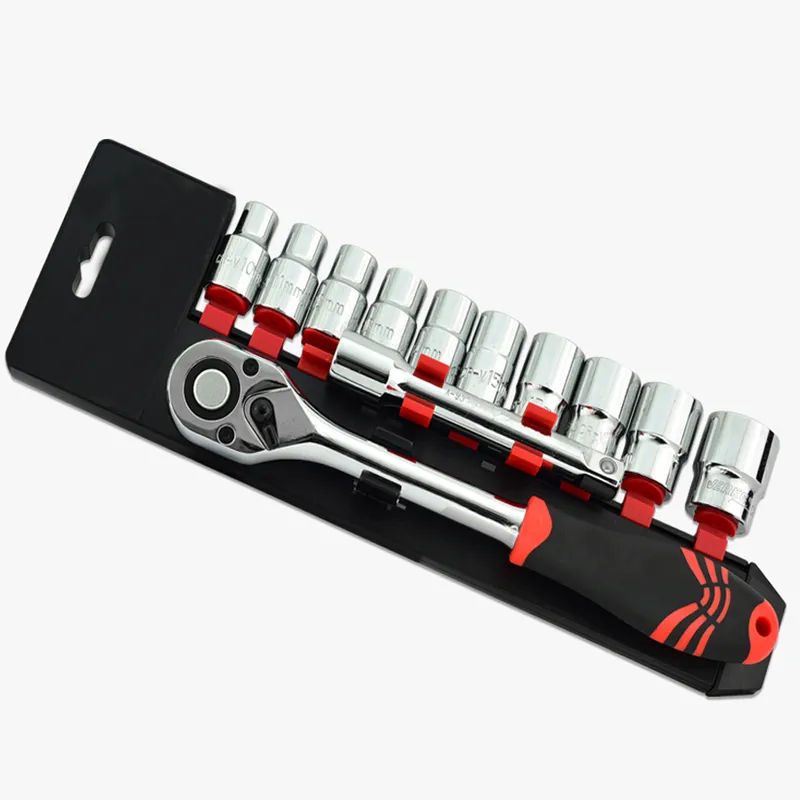 12pcs 1/2" Dr. Rail Socket Set