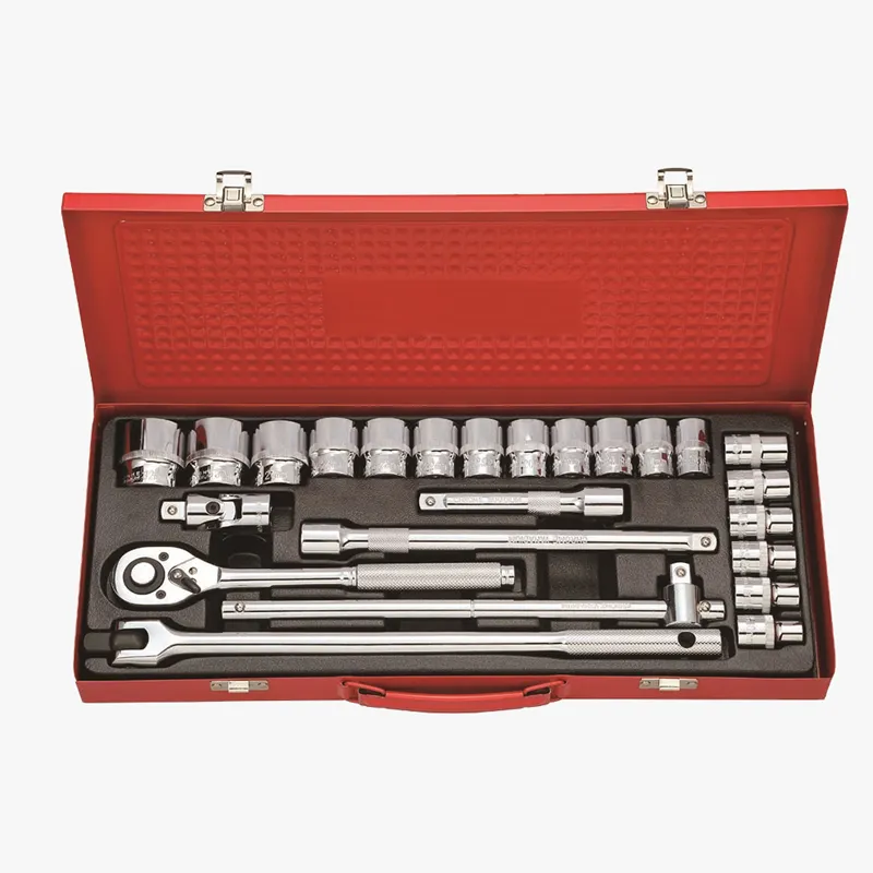 24pcs 1/2" Dr. Socket Wrench Set with F Handle