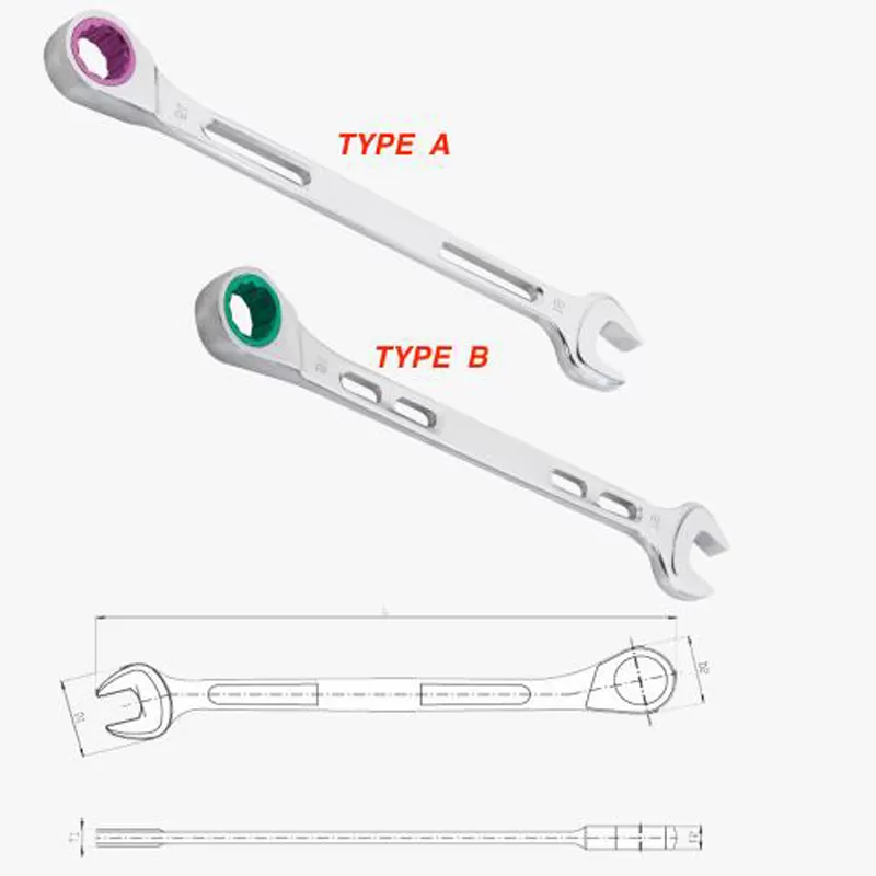 Gear Wrenches-TYPE A & B