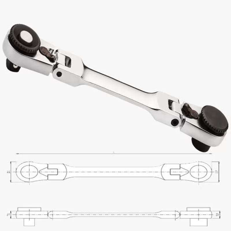 Reversible Flexible Gear Ratchet-DTBT