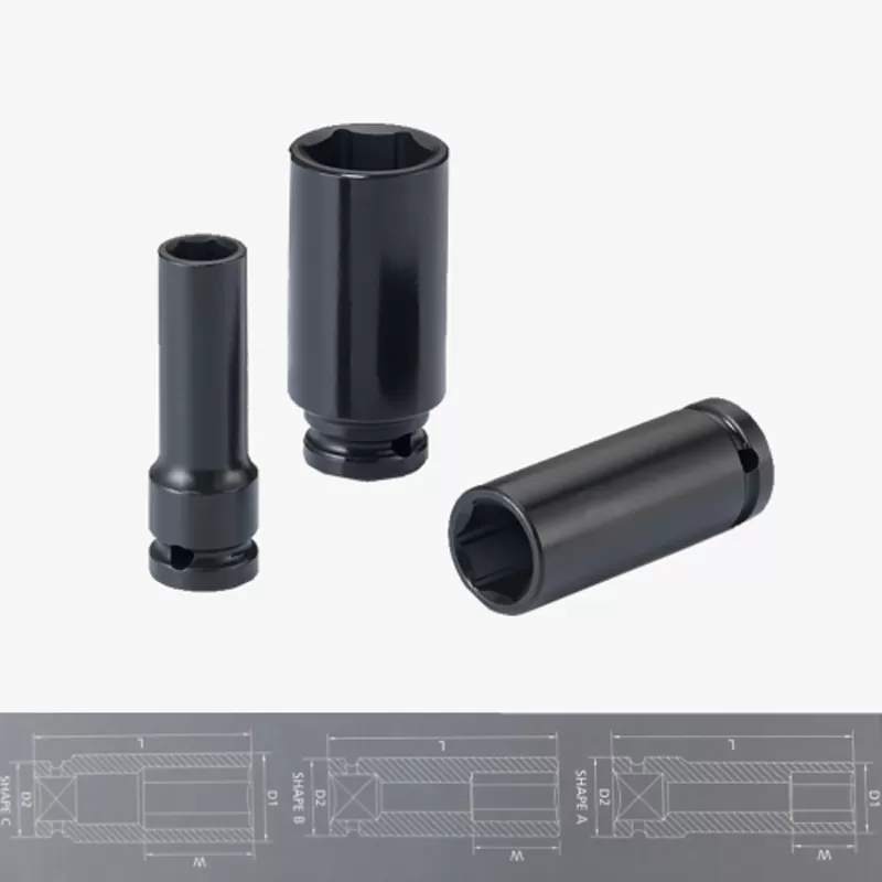 1/2'' Dr. Impact Deep Socket