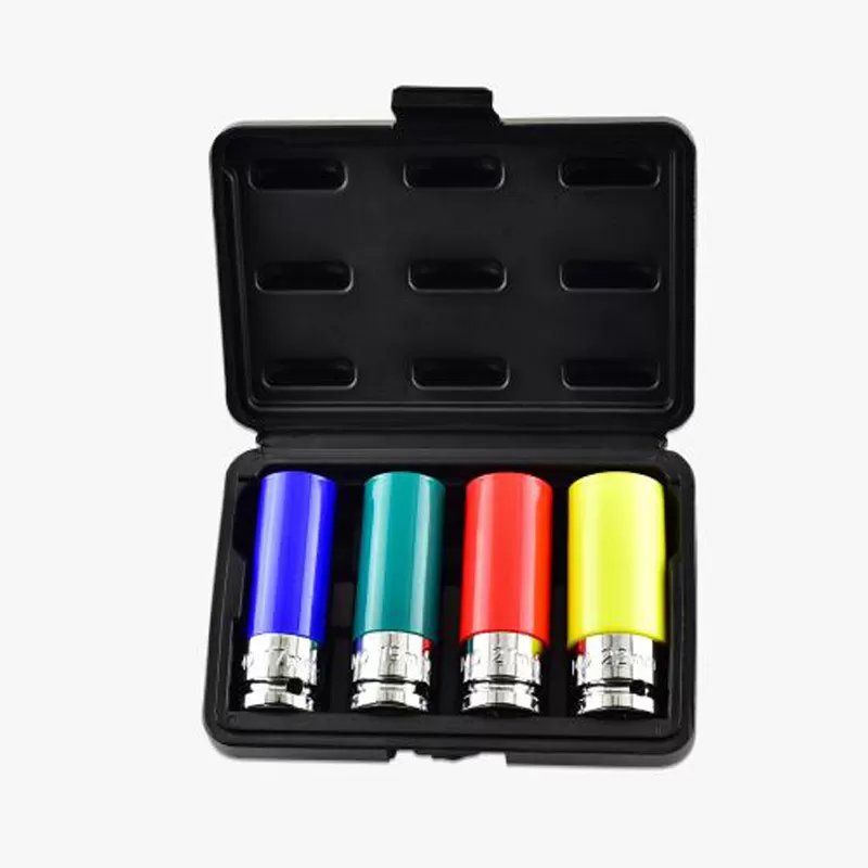4pcs 1/2" Dr. Wheel Nut Impact Socket Set