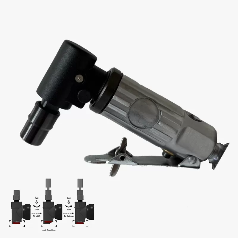 1/4’’ Quick Lock Air Angle Die Grinder