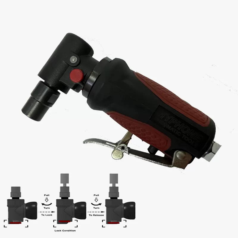 1/4’’ Quick Lock Composite Air Angle Die Grinder